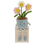 Shelf Sitting Plant Pot Pals Soft Plush - Daisies