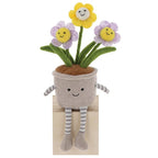 Shelf Sitting Plant Pot Pals Soft Plush - Daisies