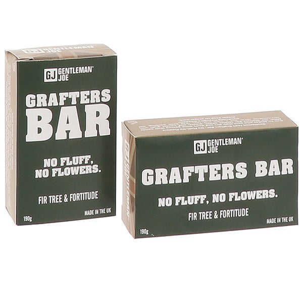 Man Wash Classic Grafters Soap Bar No Fluff No Flowers Soap - Fir Tree & Fortitude