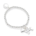 Christening Silver Plated Charm Bracelet
