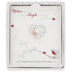 Robins Appear Two Tone Pin Brooch