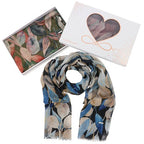 Sparkling Leaves Boxed Scarf