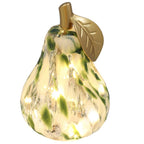 Diamond Cut LED Mottled Green Amber Pear & Apple