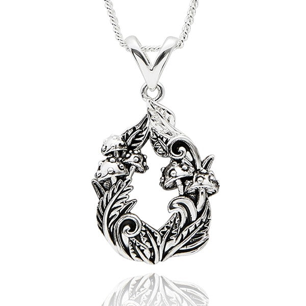 Back To Nature Woodland Fauna Silver Plated Necklace