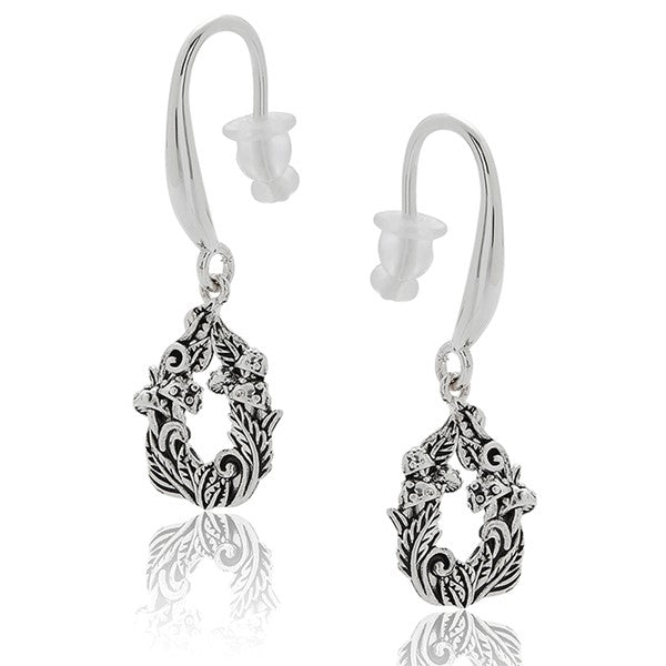 Back To Nature Woodland Fauna Silver Plated Earrings