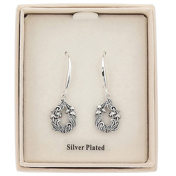 Back To Nature Woodland Fauna Silver Plated Earrings