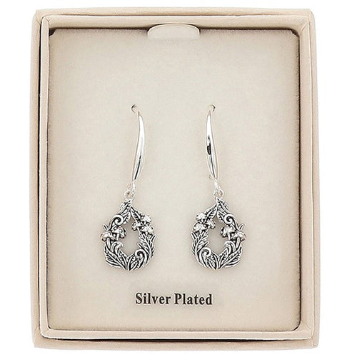 Back To Nature Woodland Fauna Silver Plated Earrings