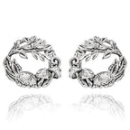 Back To Nature Woodland Hedgehog Silver Plated Earrings