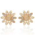 Daisy Chain Modern Gold Plated Earrings