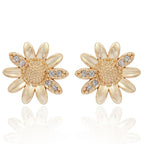 Daisy Chain Modern Gold Plated Earrings