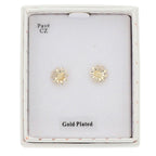 Daisy Chain Modern Gold Plated Earrings