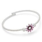 Daisy Chain Colour Bangle Purple