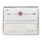 Daisy Chain Colour Bangle Purple