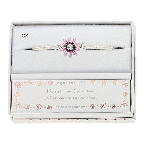 Daisy Chain Colour Bangle Purple