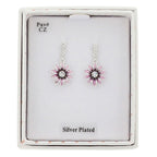 Daisy Chain Colour Earrings Purple