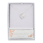 Secret Garden Heart Silver Plated Necklace