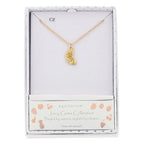 Juicy Gems Lemon Slice Gold Plated Necklace