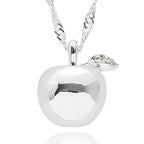 Juicy Gems Chic Apple Silver Plated Necklace