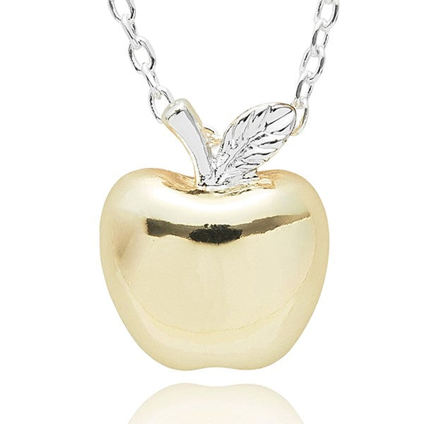 Juicy Gems Two Tone Apple Necklace