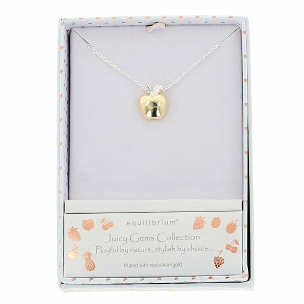 Juicy Gems Two Tone Apple Necklace