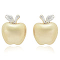 Juicy Gems Two Tone Apple Earrings