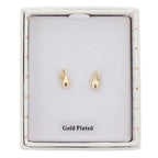 Juicy Gems Pear Gold Plated Earrings