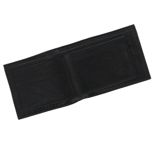 EQ For Men Two Tone Modern RFID Wallet Black Grey