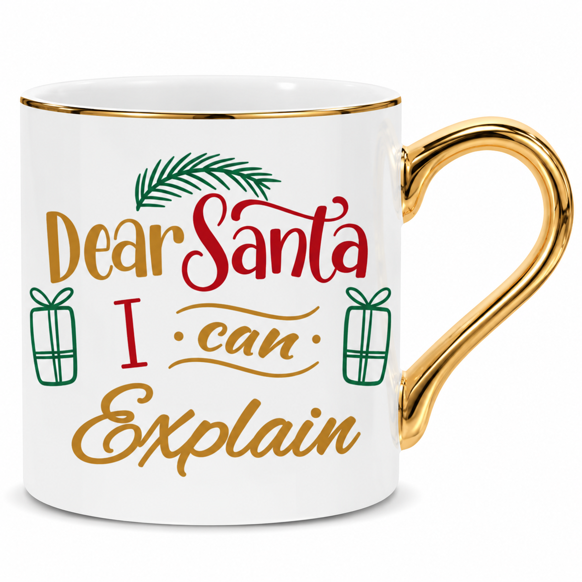Dear Santa I Can Explain Christmas Mug