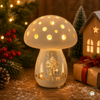Magical Christmas LED Mushroom Large Gold