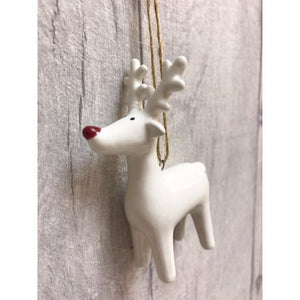 Rudolph Red Nose Reindeer Tree Decoration