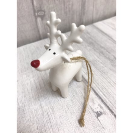 Rudolph Red Nose Reindeer Tree Decoration