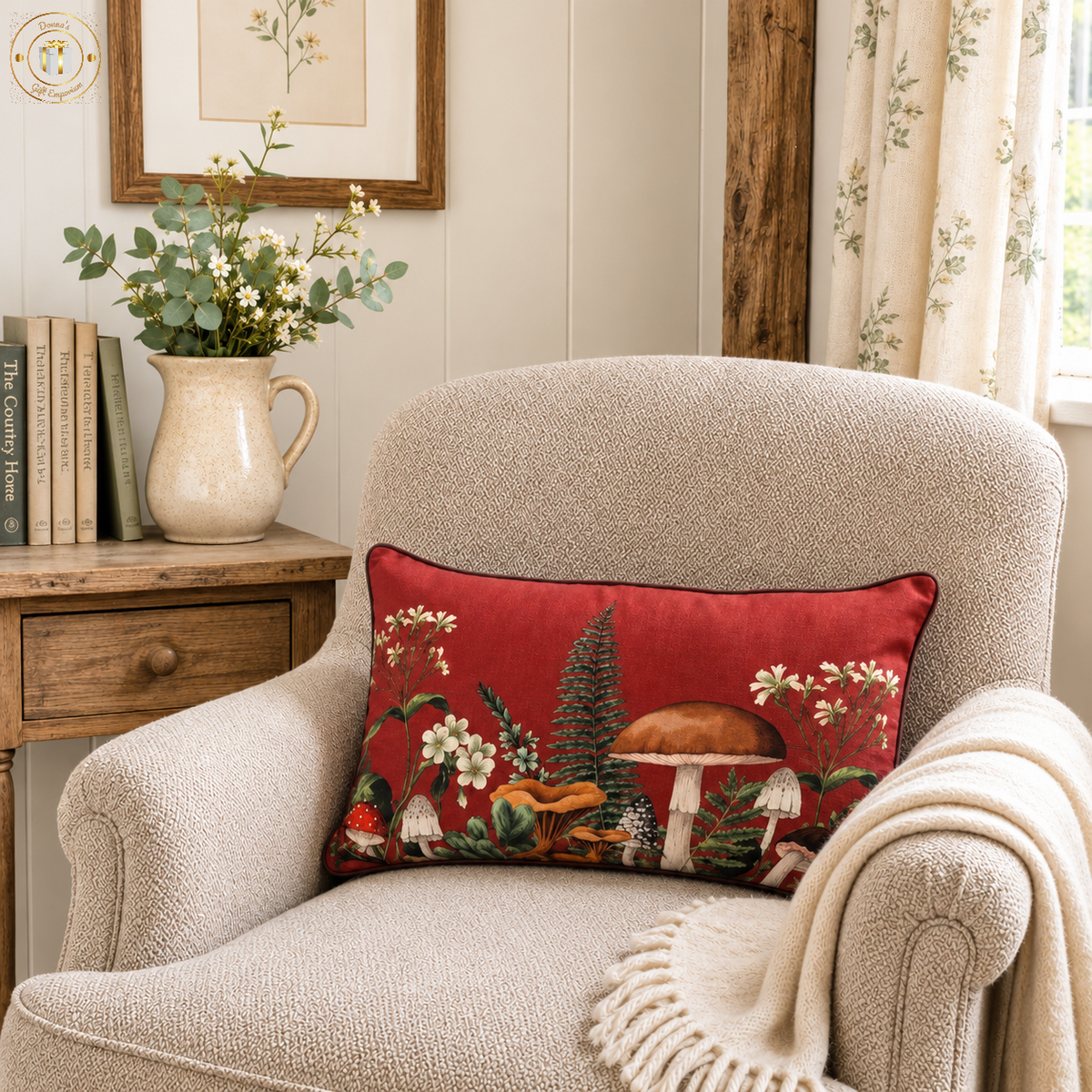 Woodland Toadstool Cushion