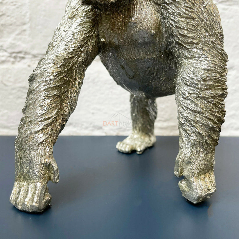 Silver Gorilla With Baby