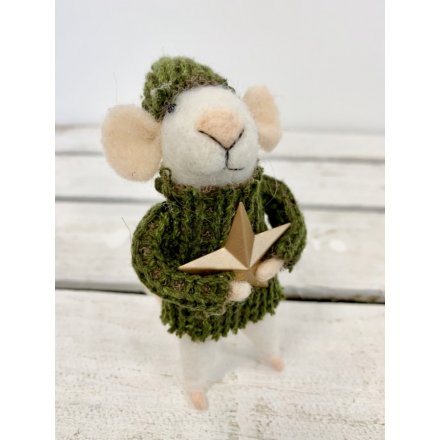 Jerry The Festive Felt Mouse