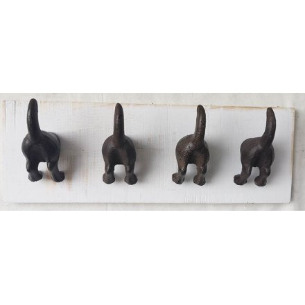 Dog Waggy Tails Wall Hooks