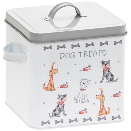 Dog Treats Faithful Friends Tin