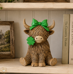 Irish Good Luck Lucky Charm Irene Highland Cow