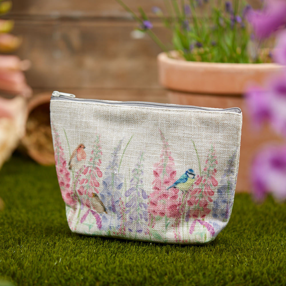 Robin Canvas Coin Purse & Make-Up Bag