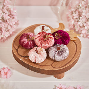 Velvet Pumpkin Hangers - Set of 6