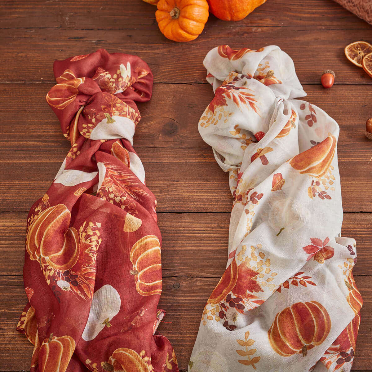 Autumn Pumpkin Scarf