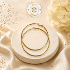 Large Hoop Hoops in Gold