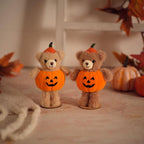 Teddy Bear Pumpkins Soft Plush Stood - Pair *** PRE-ORDER ***