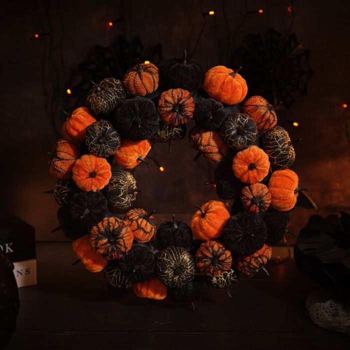 Halloween Pumpkin Wreath *** PRE-ORDER ***