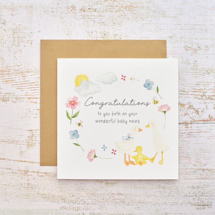 New Baby Card Boy or Girl Gender Neutral