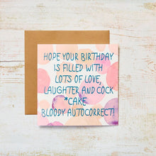 Load image into Gallery viewer, Warning - Rude Card - Happy Birthday Card
