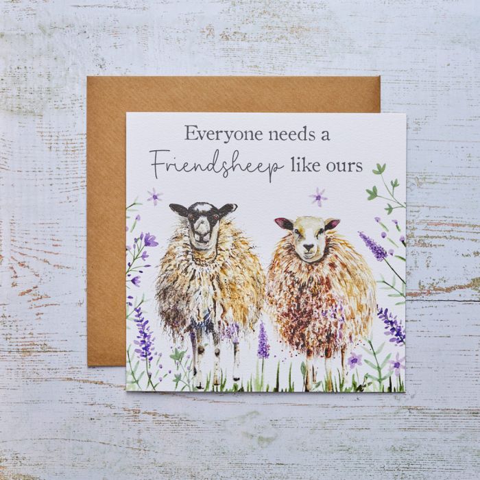 Happy Birthday Friendsheep Sheep Best Friends Card