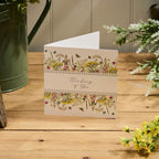 Thinking Of You Floral Butterflies Card