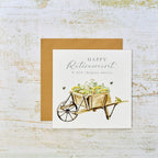Happy Retirement Wheelbarrow Card