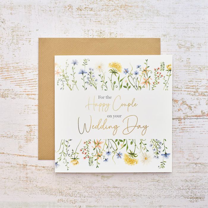 On Your Wedding Day Happy Couple Card