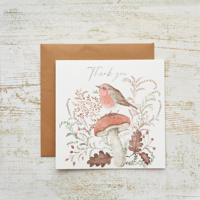 Robin Thank You Card